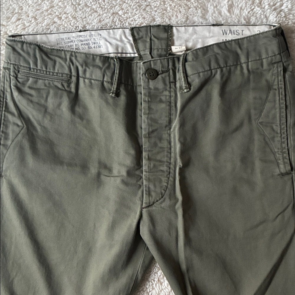 Ralph Lauren Double RL Green Chinos